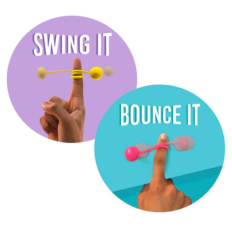 SIMBA 105952679 Bounzyball Double Pack, 3 Assorted Designs, Only One