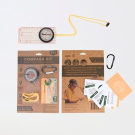 Magnetic Liquid Compass Kit Orienteering Compass Hiking Backpacking Camping Navigations Compass | Scouting Compass for Kids