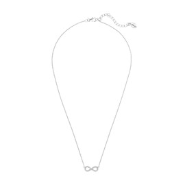 s.Oliver 925 Sterling Silver Women's Jewellery, with Synthetic Cubic Zirconia, Infinity, Comes in Jewellery Gift Box, Sterling Silver, Synthetic zirconia.