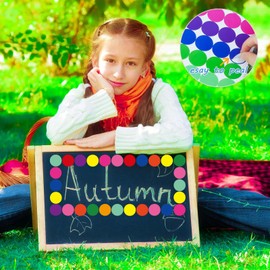 Dot Stickers 1400 PCS Color Coding Labels Round Circle Sticker 3/4 Inch Colored Dot Label for Toddlers Office Student Classroom Papers Etc