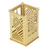 Metal Pen Holder Multifunctional Easy Assembly Glossy Golden Surface Plating