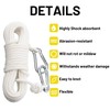 Dantolo 20 m Flagpole Accessory Ropes, Nylon Flag Rope for