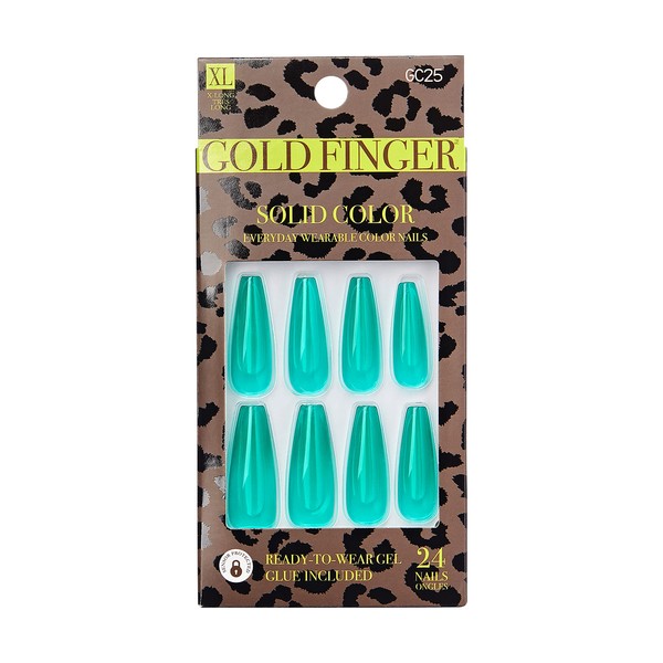 GoldFinger Press On Nails Full Cover Nails Glue On Nails