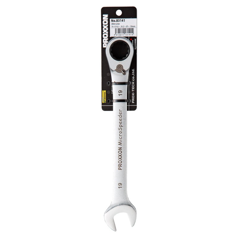 PROXXON Micro Speeder Combination Wrench 0.7 inch (19 mm) No.83141