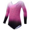DoGeek Gymnastics Leotards for Girls Gradient Color Sparkle Leotard Dance