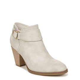 Dr. Scholl's Shoes Womens Kickstart High Heel Ankle Bootie Oyster Smooth 9.5 M