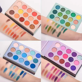 Beauty Glazed Beauty is a 60-color makeup eyeshadow palette 4-in-1 color board pressed glitter eyeshadow 4 layers 5-month rotation matte pearl shine highly pigmented cosmetic eyeshadow