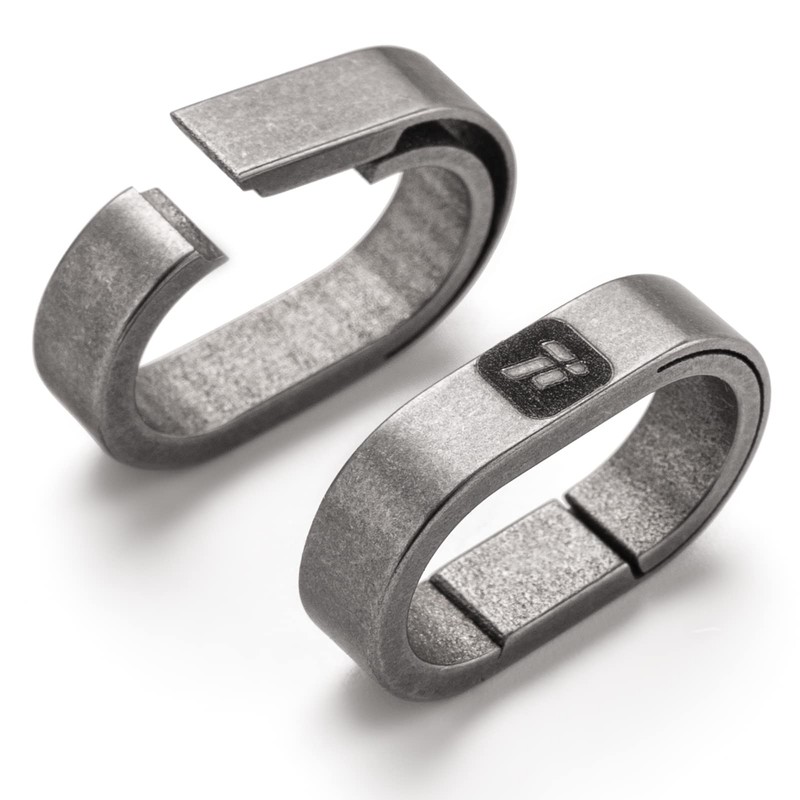 TIMULTI Titanium Key Chain, Key Ring, Carabiner, For Connecting, Mini