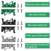 24 Pieces (12 Sets) DIN Rail Adapter Set, Terminal Blocks,
