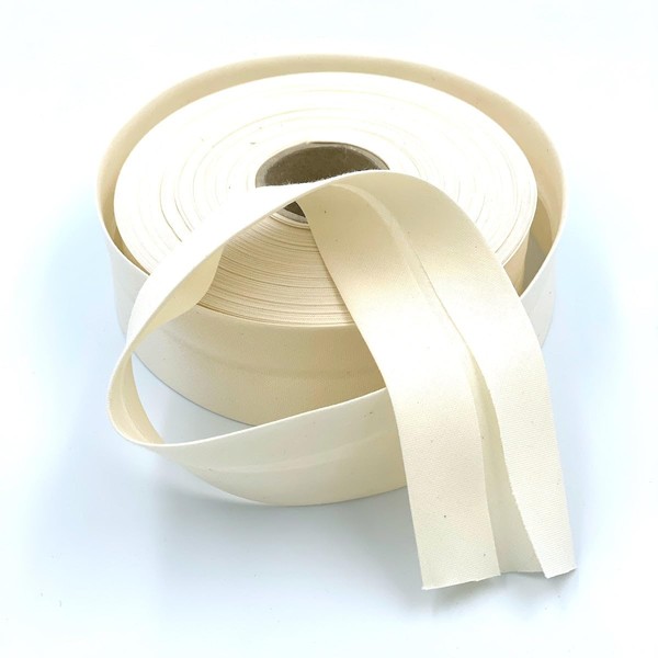 Craft Cult 40mm GOTS Organic Cotton Bias Binding Tape -