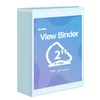 SUNEE 3 Ring Binder 2 Inch, Clear View Binder Three