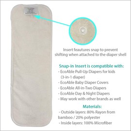 Hybrid Cloth Diaper - Reusable Training Pants or Reusable Swim Diaper, Newborn Baby to 10 Years