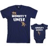 Threadrock Monkey's Uncle Infant Bodysuit & Men's T-Shirt Matching Set