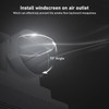 TWSOUL Bathroom Exhaust Fan, 8 inch Silent Bathroom Ceiling Ventilation