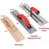 Goldblatt 8 Pieces Masonry Set Finishing Trowel 2 Pieces Razor