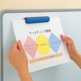 オート マグネット メモ クリップ メモクリップ掲示板 MCK-700Mブルー