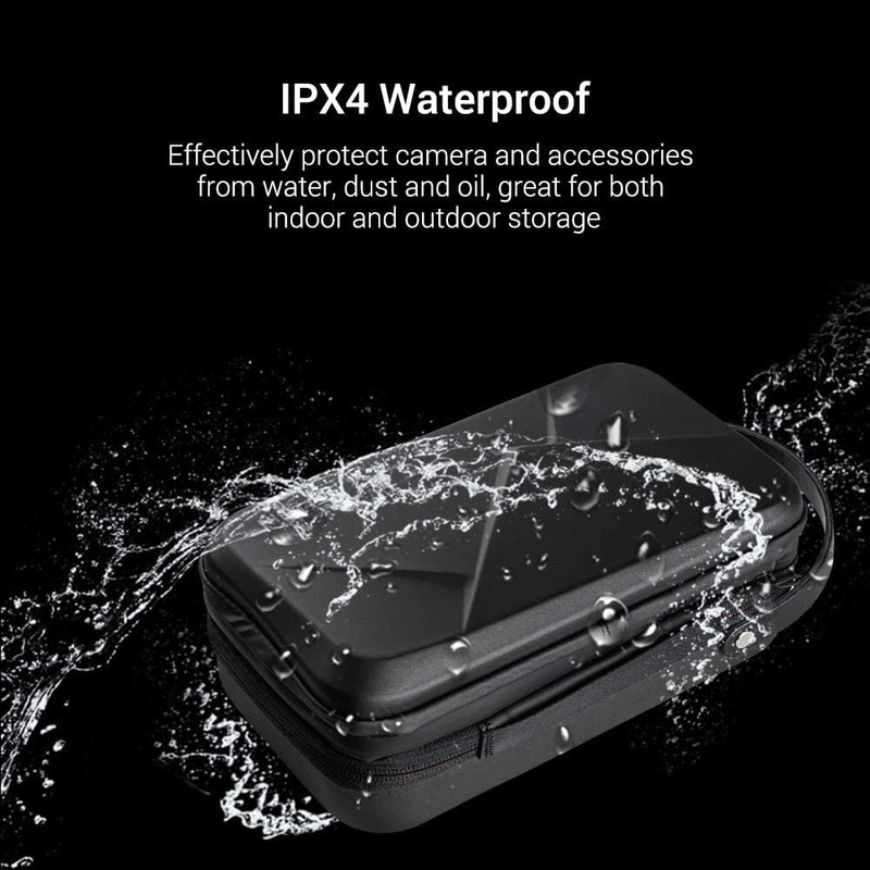 Telesin Multifunction Waterproof Expandable Hard Shell Portable Storage Bag Carrying