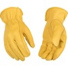 Kinco Soft Golden Grain Deerskin Leather Work Glove