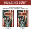 Statue of Liberty Resist Garden flag 12x18 inches Double-Sided Pro