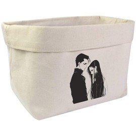 Large 'Goth Couple' Canvas Organiser/Storage Bag (OR00032744)