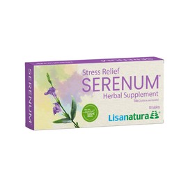 Lisanatura SERENUM Herbal Supplement Calm Sleep Tablets Sugar Free Gluten Free Lactose Free (30 Count)