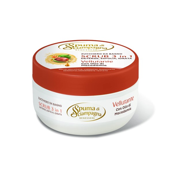 Spuma di Sciampagna Scrub 3 in 1 Velvet Remedy with Macadamia Oil 250 ml