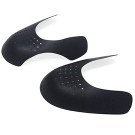 OMCO, Anti-crease sneaker, Par de protector antiarrugas para tenis y zapatos, escudo para calzado, evita los pliegues, Talla grande 25-29 cm, color negro