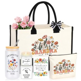 JoycuFF New Grandma Gifts First Time, Promoted to Grandma Est 2026