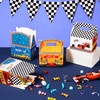 WERNNSAI Race Car Party Supplies - 12 Pcs Racing Car