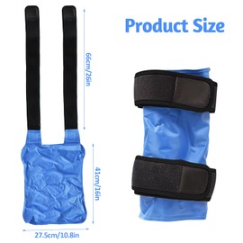 Bolsa Hielo para Aliviar El Dolor de Rodilla, Bolsa de Gel Frio o Calor, Bolsas de Gel Frío o Calor Reutilizables, Bolsas Hielo para Aliviar el Dolor de Rodilla para Esguinces, Hinchazón y Contusione