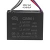 uxcell Ceiling Fan Capacitor CBB61 4.5/6/5uF 350V AC 5 Wires