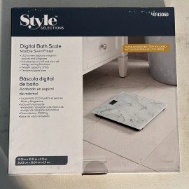 Style Selections Digital Bath Scale *BRAND NEW* 4143050 Style Selections (Marble)