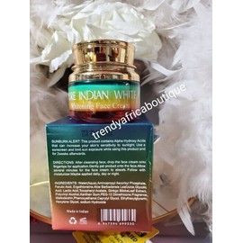 Indian white Pure indian white face cream. 50g x 1 jar jar.