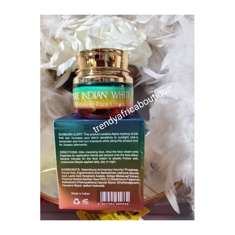 Indian white Pure indian white face cream. 50g x 1