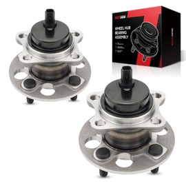 Torchbeam 512370 Pair Front Wheel Hub Bearing Assembly for 2007-2014 Yaris, 2012-2019 Prius C, 2013 iQ 4 Lugs