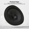 Speaker Cone Drum Paper 1 Inch Inner Diameter Rubber Surround