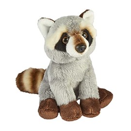 15cm Sitting Raccoon Cuddly Soft Toy - Gift Idea - Suitable For All Ages (0+)