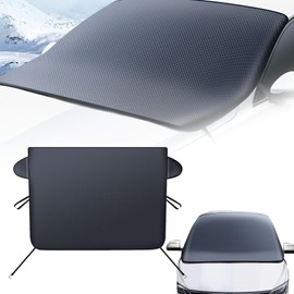 VexelZytro Weatherforce 360 All-Weather Windshield Ice Cover, Car Windshield Cover for Ice and Snow, Waterproof, Side Mirror Protector, Fits for Most Standard Cars & SUV (Large)