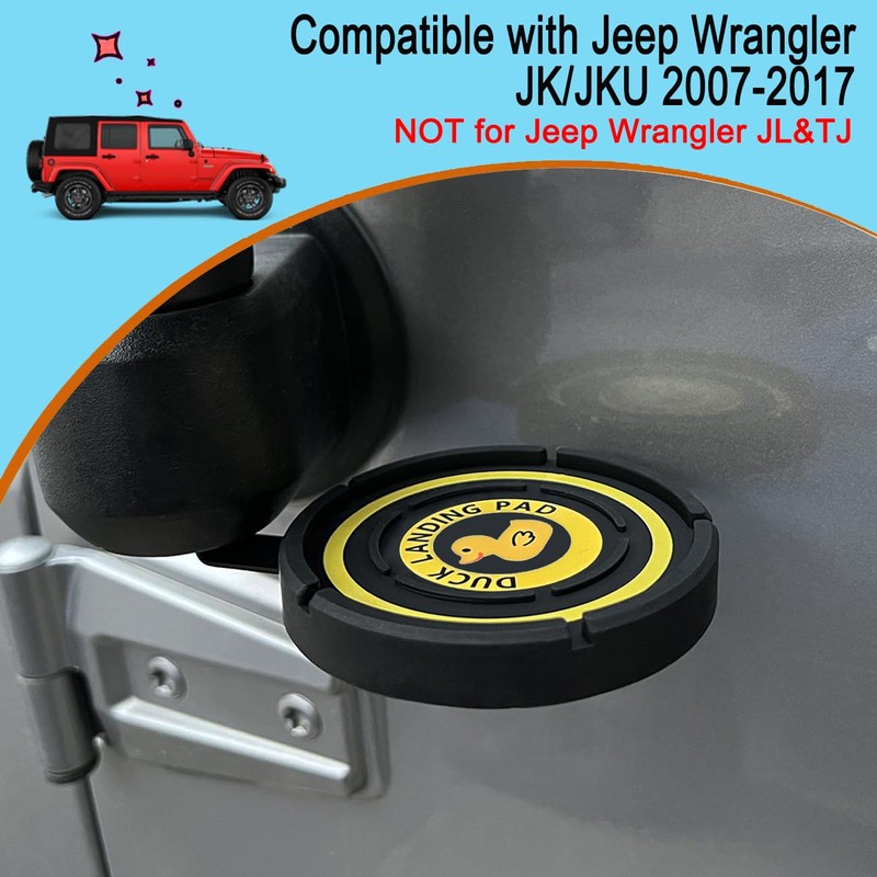 Duck Landing Pad for Jeep,Side Mirror Duck Holder Compatible with