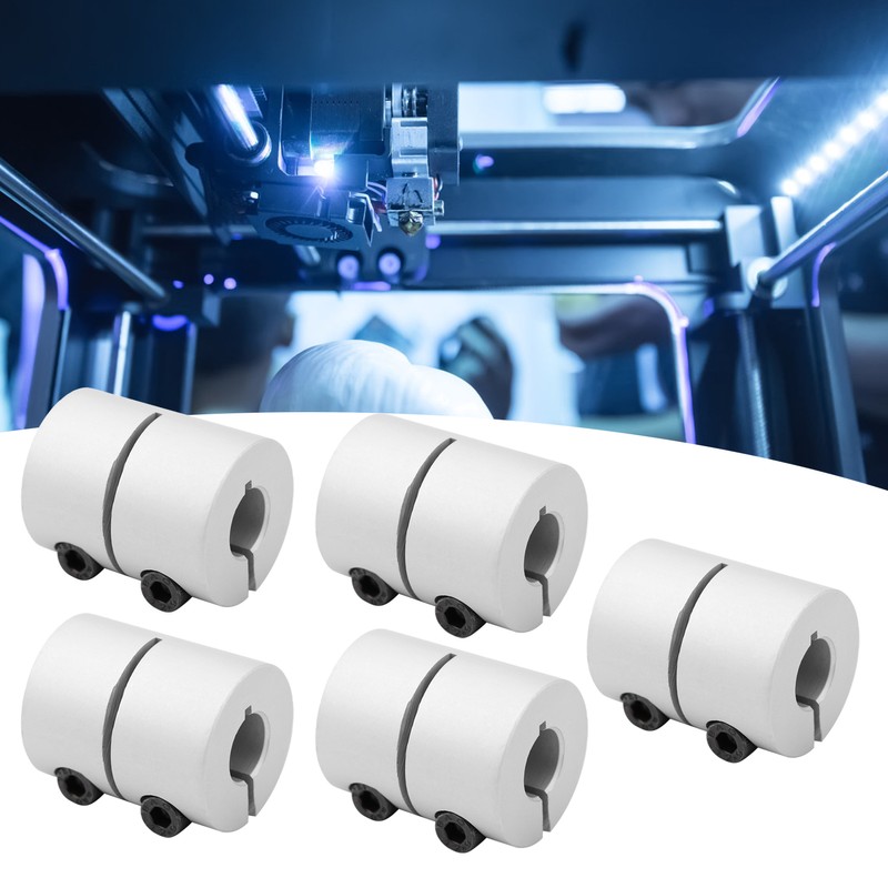 5Pcs Shaft Coupler Coupling Aluminium Alloy Connector for 3D Printer