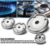 8 PCS Cooker Hat Set,High Cooking Performance Stove Lids,1 Large