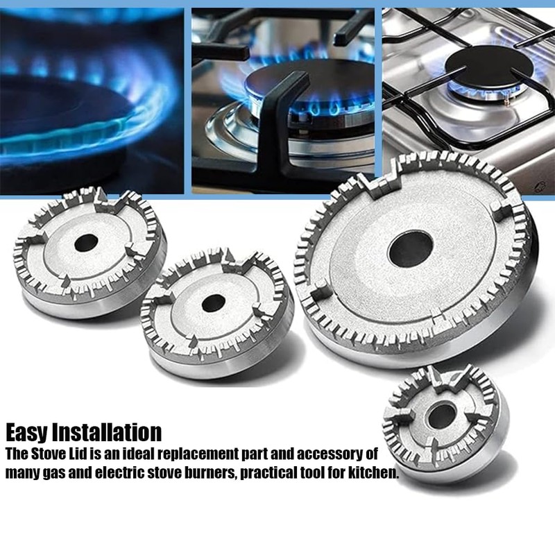 8 PCS Cooker Hat Set,High Cooking Performance Stove Lids,1 Large