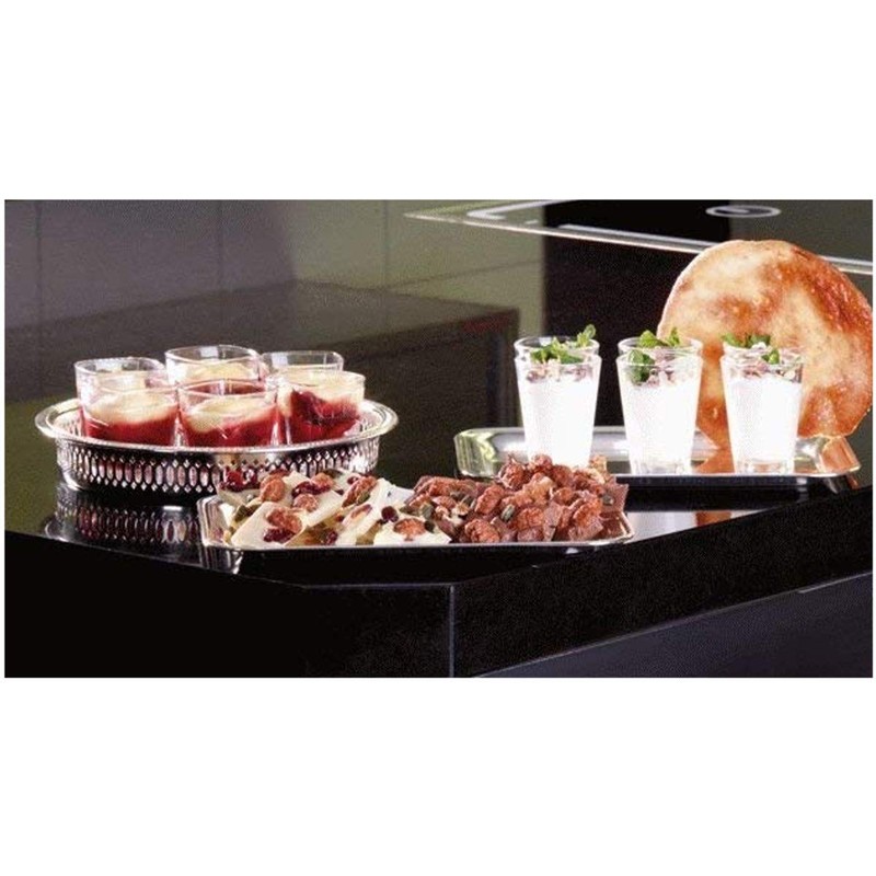 silberkanne Gallery Tray with Pattern Round Diameter 28 cm Premium