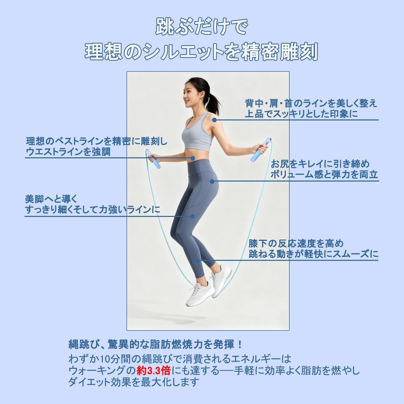 Jump Rope, Air Jump Rope, For Adults, Jump Rope, Aerobic