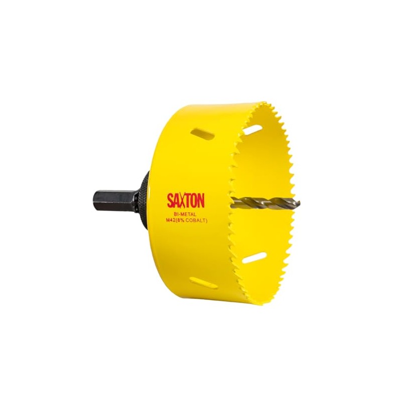 Saxton HSS Hole Saw Cutter M42 Bi-Metal 8% Cobalt Heavy