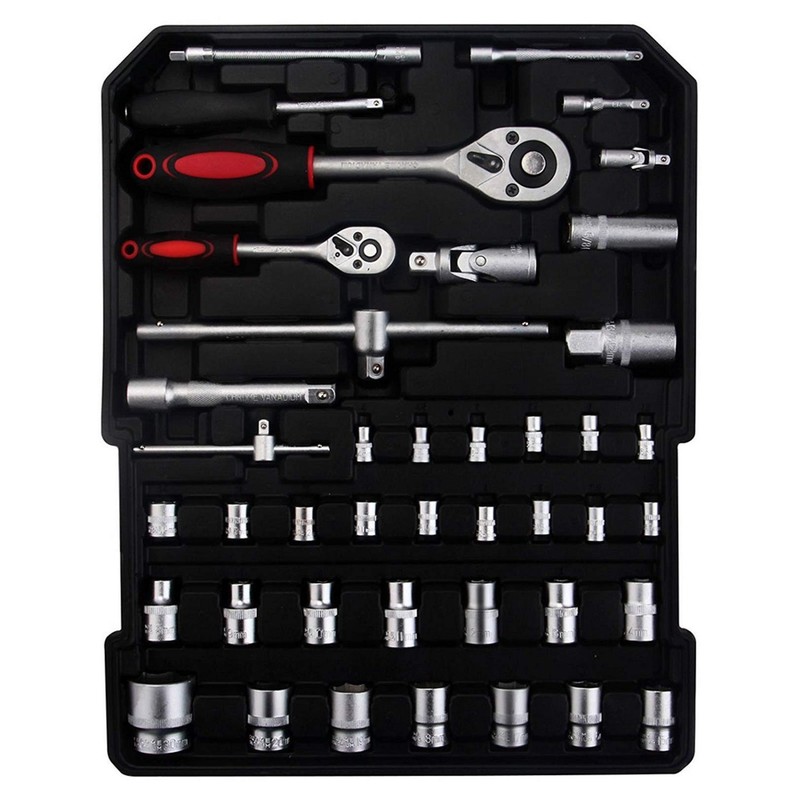 799pcs Aluminum Trolley Case Tool Set Silver - General Household