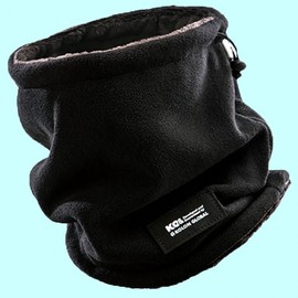 Kolon Black Neck Gaiter Thermal Free Size Neck Gaiter