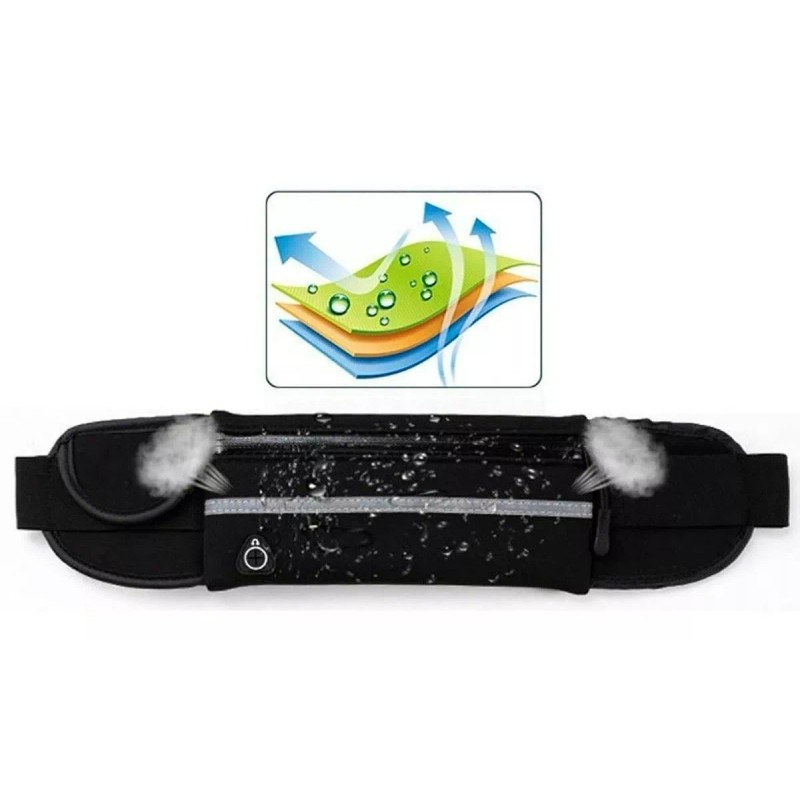 Mafab Cangurera Deportiva Salida Audífonos Cinturón Elástico