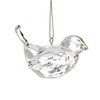 Gisela Graham Crystal Glass Effect Bird Hanging Christmas Decoration