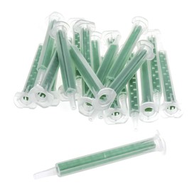 Yootop 20 Pcs 1.3ml Epoxy Mixing Nozzle Tip Resin Mixer Fit for 50ml AB Glue Cartridge Glue Applicator Glue Gun